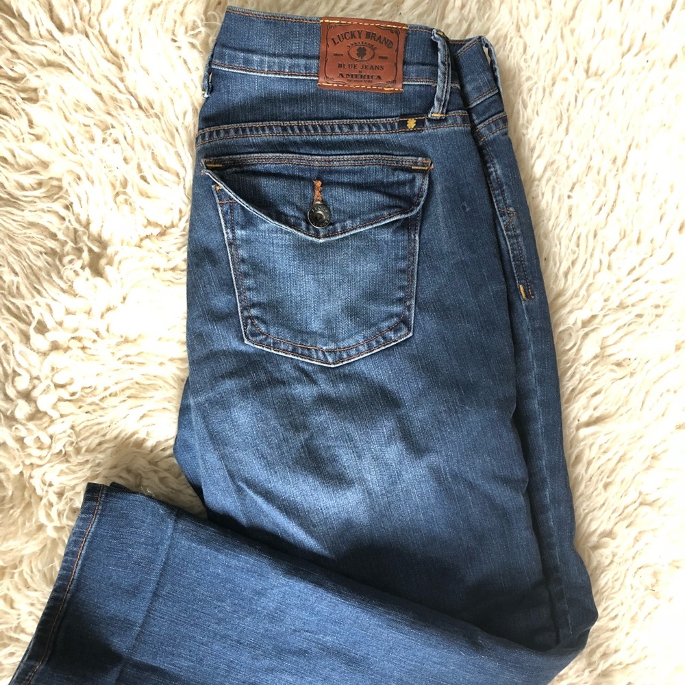 Lucky brand Sweet’n crop denim jeans size 4